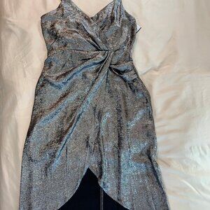 Women Worthington Silver Dress Size XS